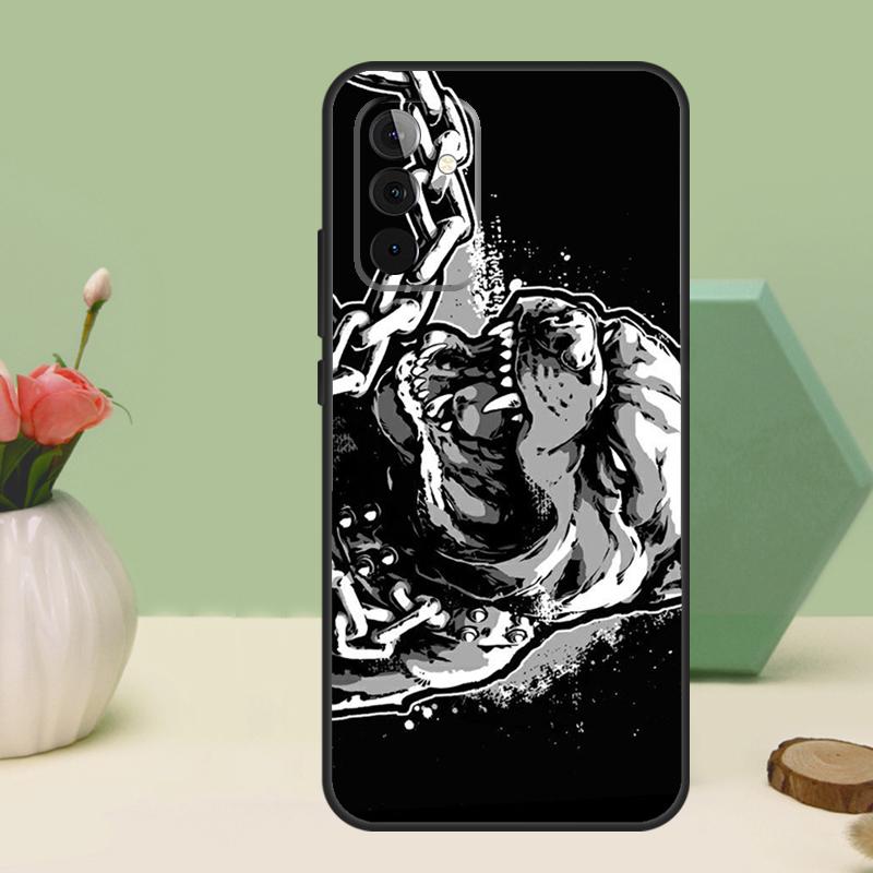 Pit Bull Lovely Dog Pitbull For Samsung Galaxy A56 A26 A36 A16 A06 A53 A33 A13 A12 A32 A52 A55 A35 A15 A54 A34 A14 Case