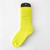 SYVISS Unisex Solid Color Scrunch Socks - Long Warm Leg Warmers, Slouch & Bubble Styles for Men and Women.