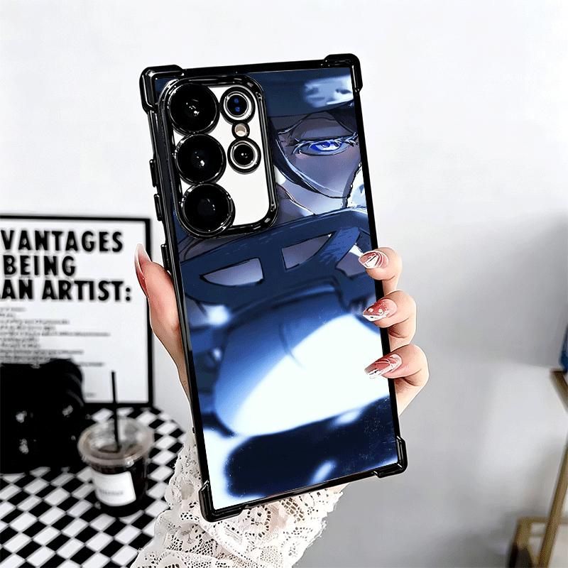 Bleach Kuchiki Rukia Plating Phone Case For Samsung Galaxy S24 S25 FE S26 Edge S23 Ultra S22 S21 Plus S20 Anti-Fall Airabag Cove