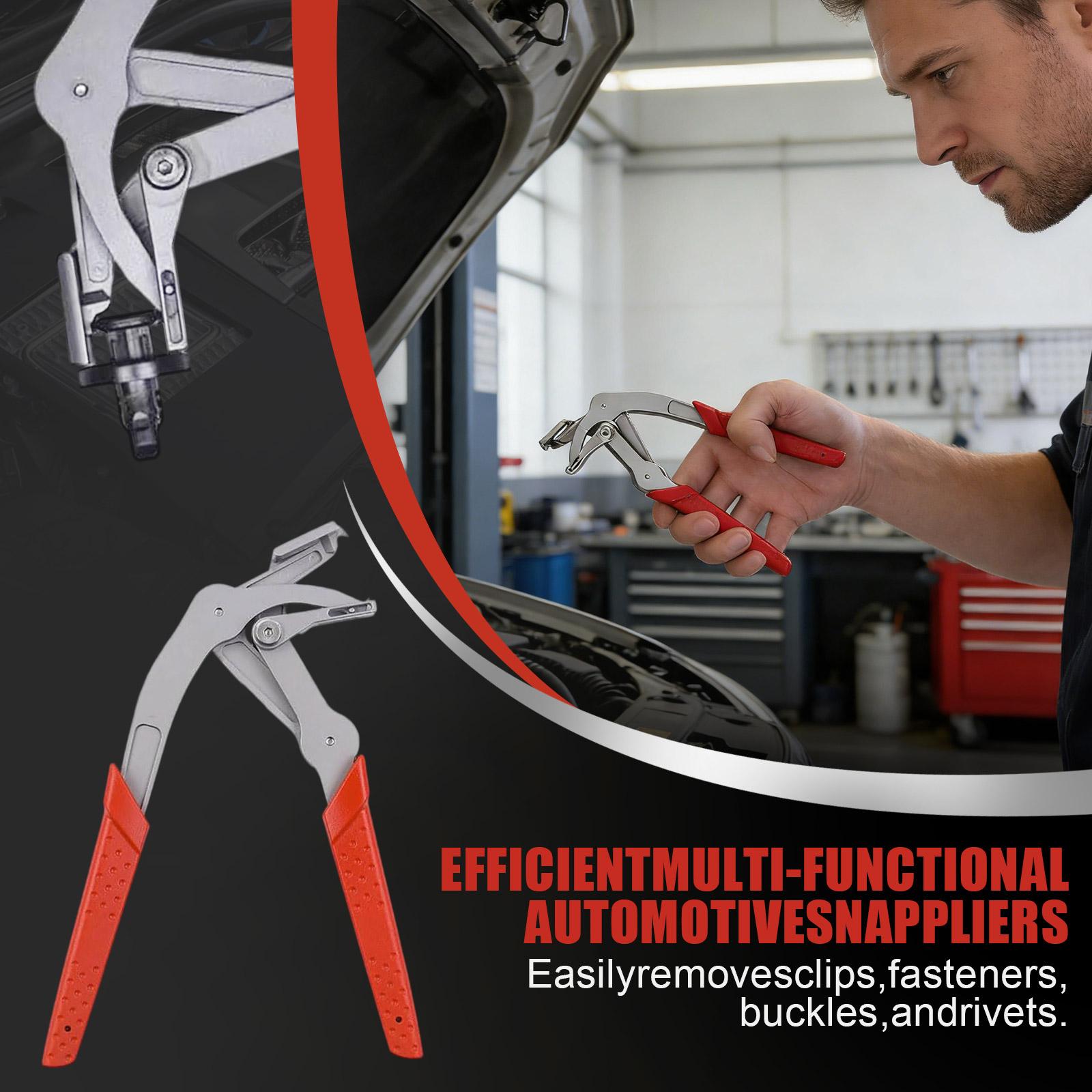 

Automotive Clip Removal Tool & Trim Pliers – Heavy Duty Car Fastener Remover For Door Panels, Trim Clips, Rivets & Interior Automotive Panels One Size