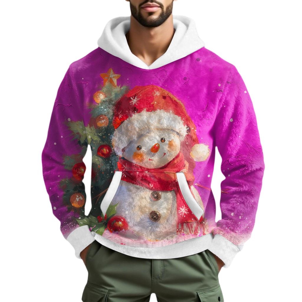 Men's  Leisure  Fashion  Half  Zipper  Hooded  Hood  Long  Sleeves  Hoodie