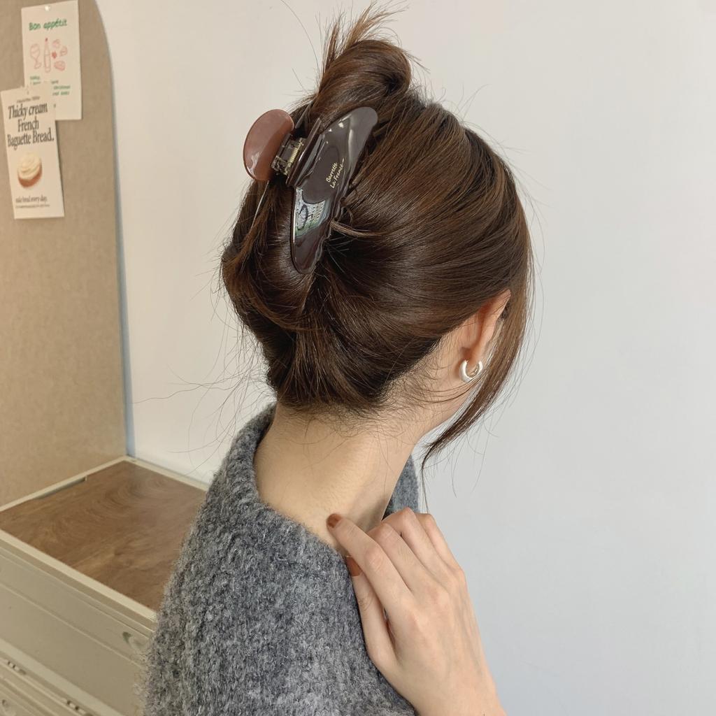 Elegant Acetate hair Claw Large Size Charm Shark hair Clip Women Hair Accessories All-Match Style Headwear