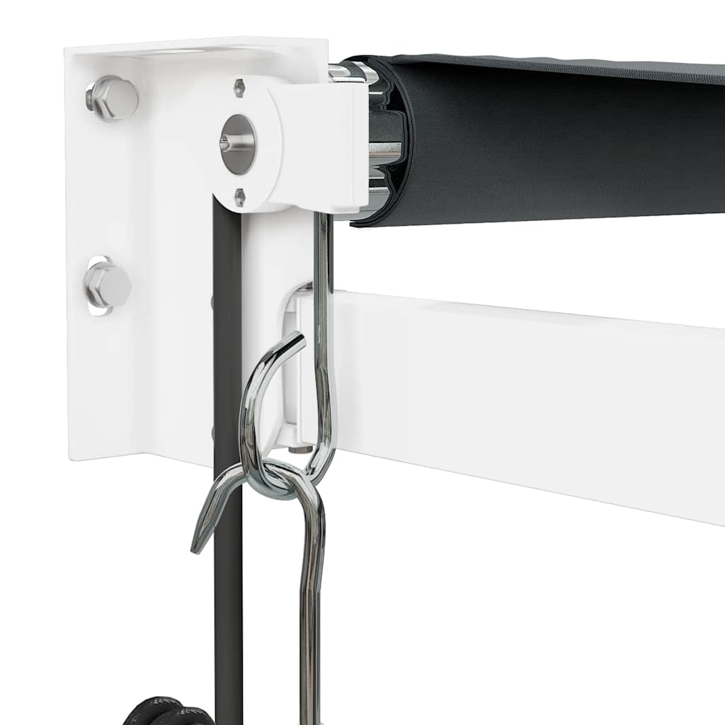 Electric Awning with Crank Anthracite 4x3 M