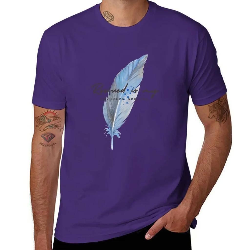 Rescued is my favorite species blue T-Shirt new edition cute tops boys animal print funny t shirts for men