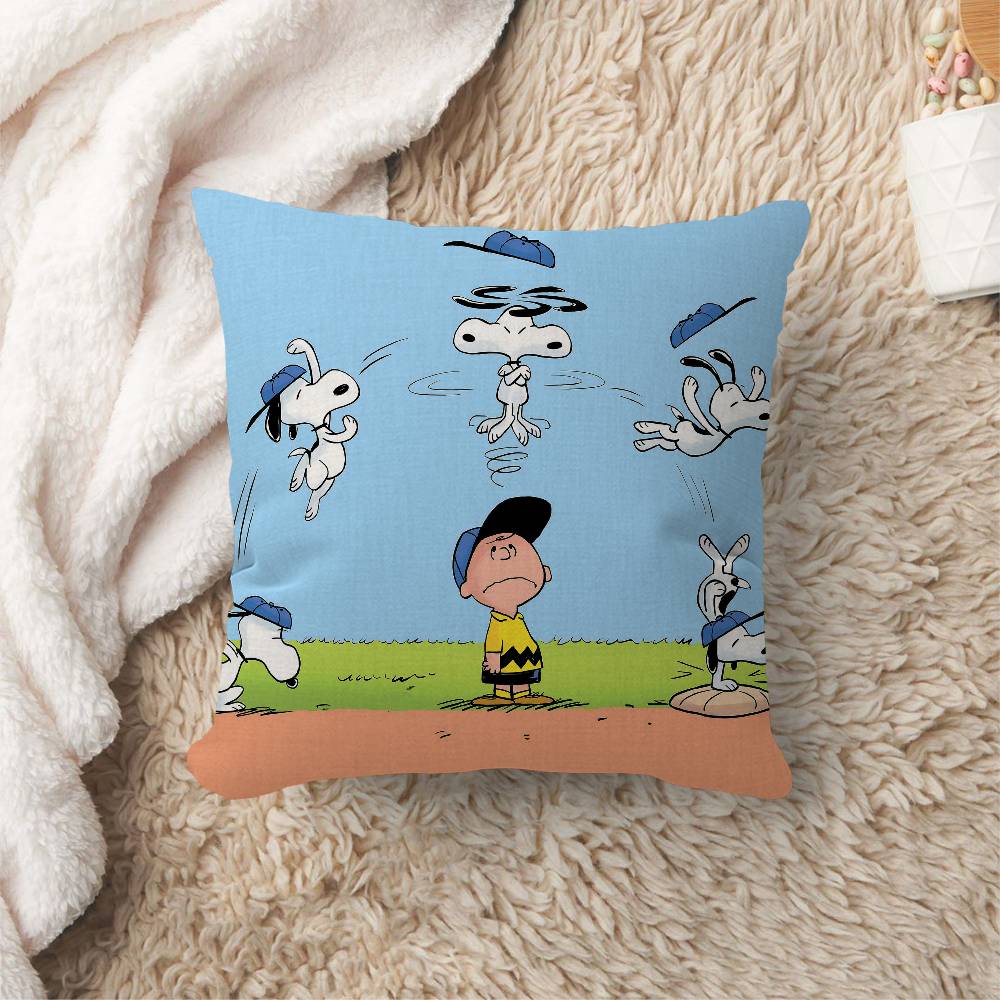 Cartoon SSnoopy Anmie Personalized Pillow Dust Cover Bedroom Kids Party Decoration Pillowcase Birthday Children Gift