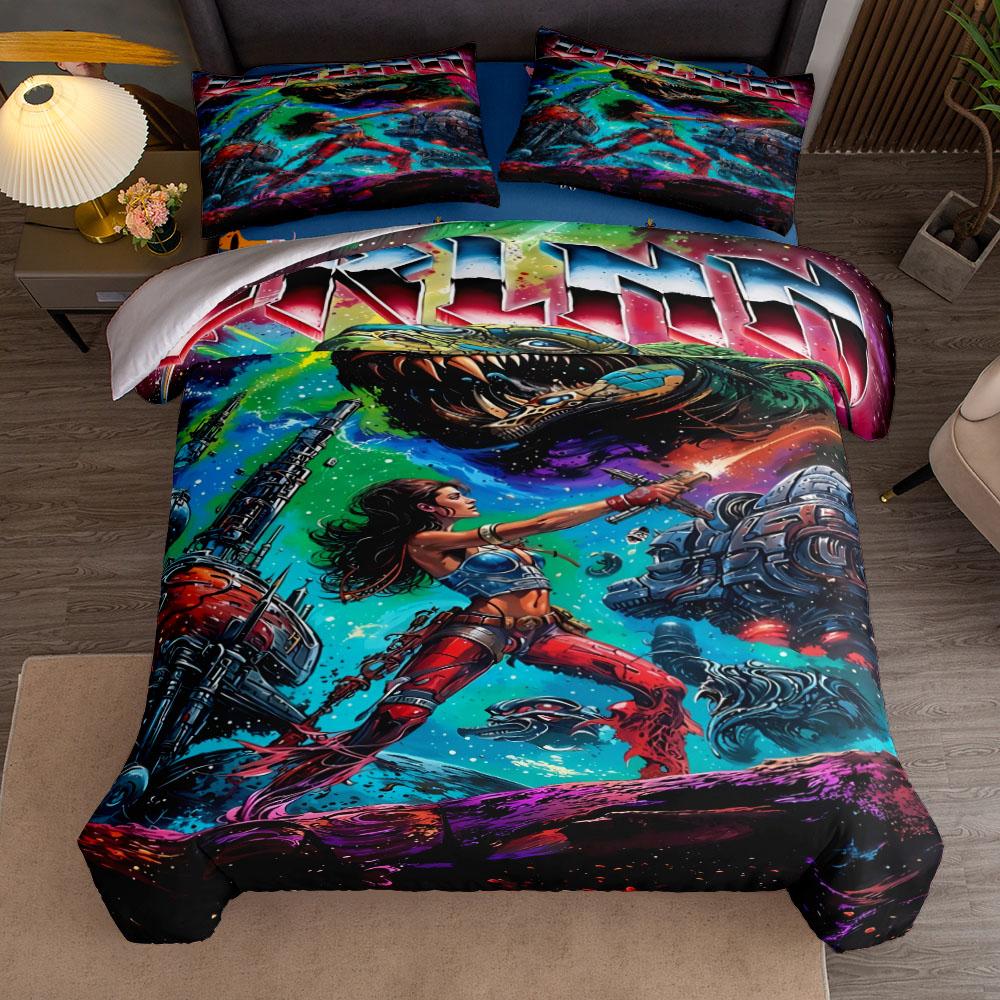 

Classic Trendy King Queen Double Full Twin Single Dr Lnn Kids without Size Bed Polyester Quilt Comforter (quilt)-EU Single(135*200cm)3pcs