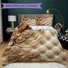 Sparkle Jewel Pattern Bedding uilt Set uilt Cover Pillowcase Home Decoration Birthday Gift (1 * duvet cover + 2 * pillowcase without core)