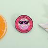 Cartoon Animated Movies Enamel Pin I'm Not a Girl I'm a Shark Monster Shark with Sunglasses Brooch Lapel Badge Jewelry Gift