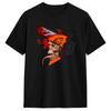 Anime ChainsawHead-themed Art T Shirt Summer  Trending T Shirts Men  Breathable Clothing Short Sleeve Streetwear Tops