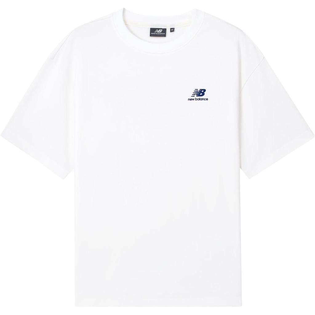 New Balance T Shirt Unisex White 5ED38221-IV