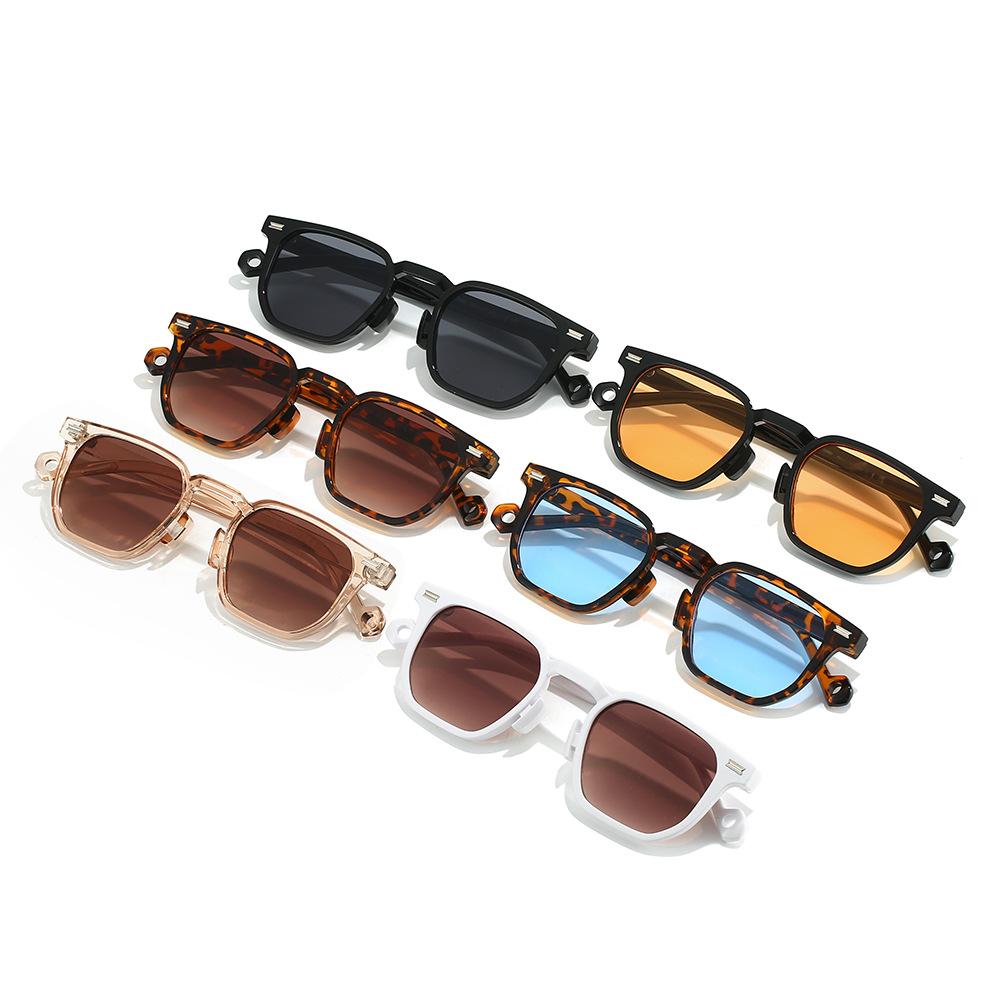 Trendy Sunglasses Plain Street Sunglasses Personalized Midi Polygonal Small Frame Glasses For Men And Women