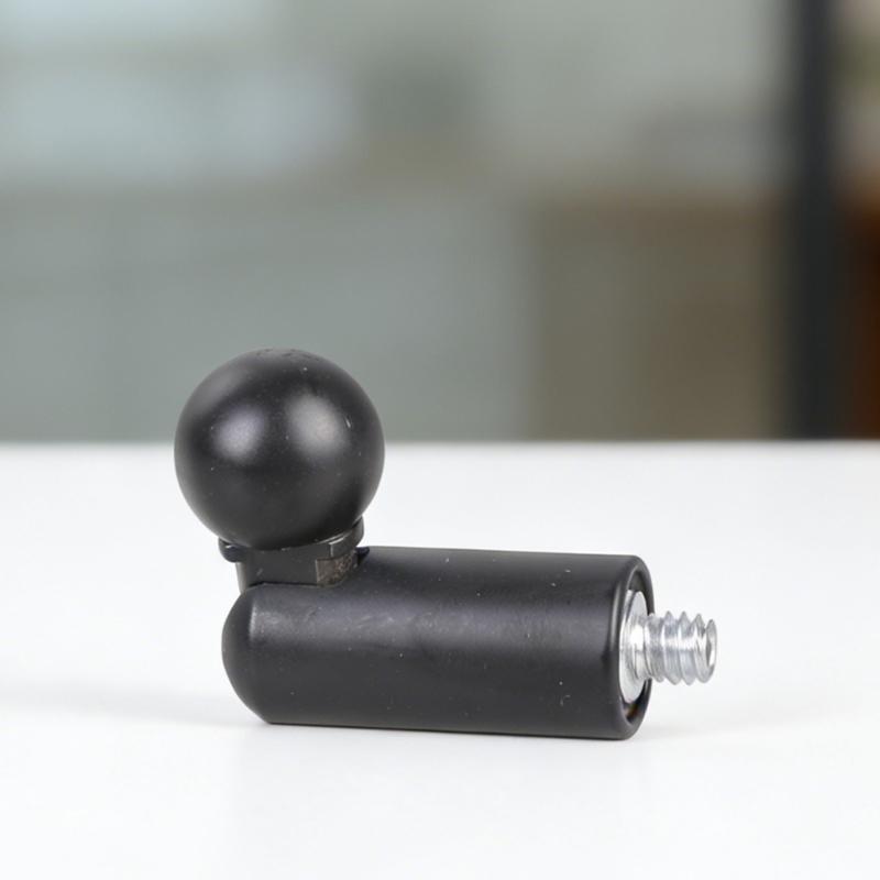 Ballhead Adapter 17mm Socket 1/4Inch Screw Secure Attachment Of Mobile Devices To Professional Tripods Vehicle Holders