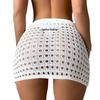 European & American Sexy Mesh Knitted Beach Skirt – Slim, Hip-Hugging, Sunscreen Cover-Up