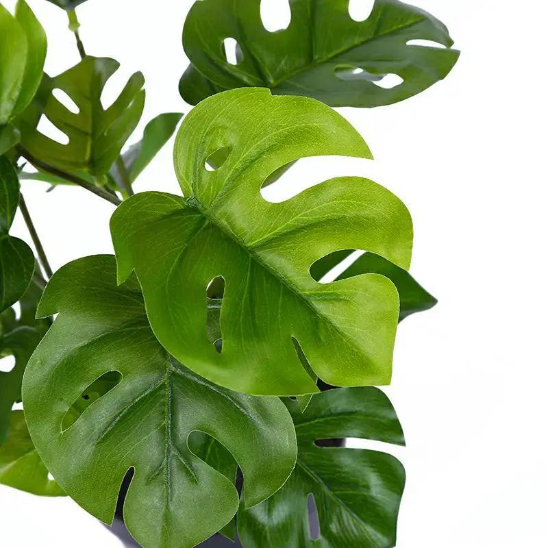 Artificial Plant Turtle Back Leaves Green Dill Leaf Small Fake Plant Living Room Office Desk Balcony Decoration Home Garden Deco
