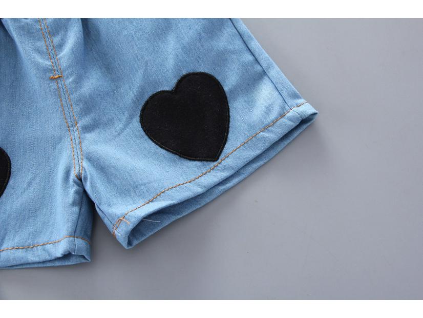 Summer Short Sleeve Set for Girls 1-4 Years - Baby Girl Fashion T-shirt Two-Piece