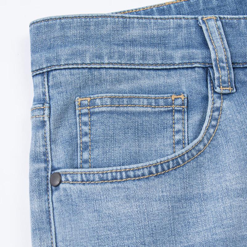 MONTAGUT Herren Business Casual Straight Leg Jeans