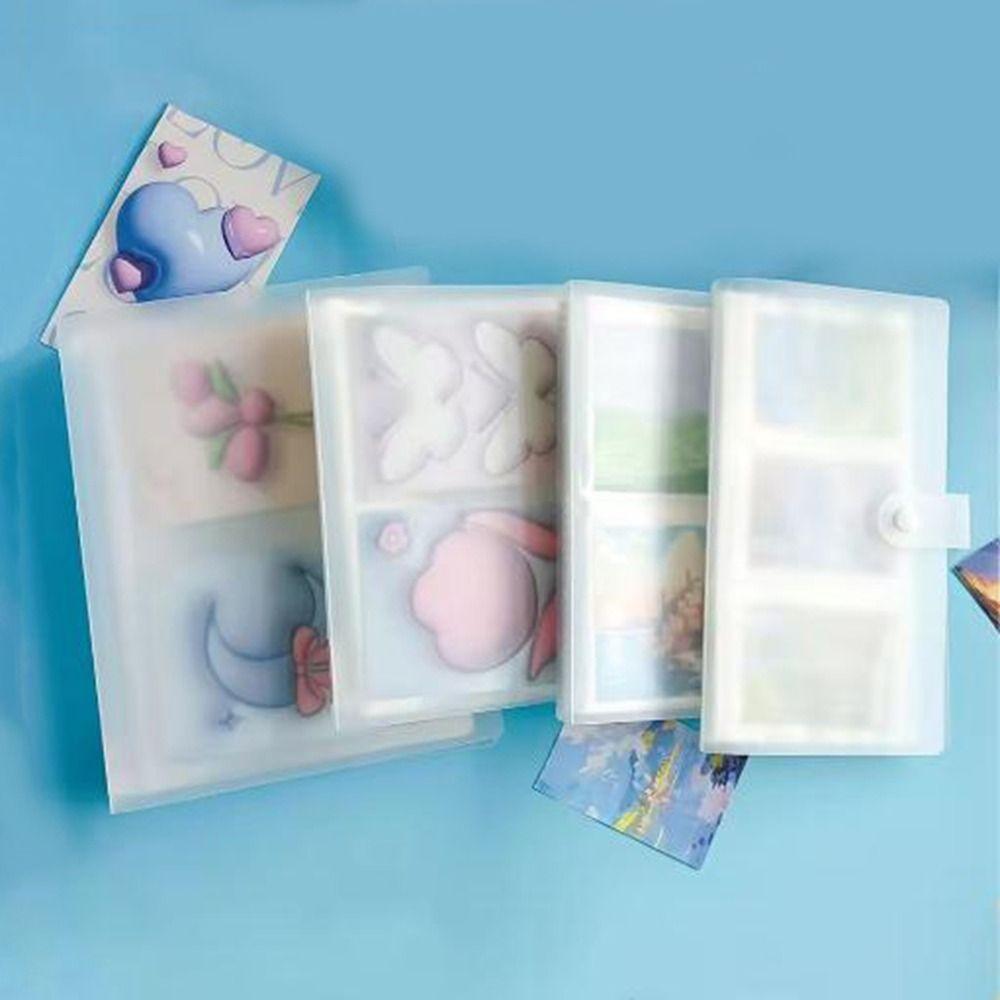 3/4/5/6/7inch Photo Album Plastic Star Card Holder Practical Card Collection Album For Photos