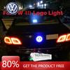 For VOLKSWAGEN 11cm LED Car Front Rear Emblem Badge Sticker For VW Polo Golf Jetta Beetle CC Tiguan Touran Passat MK7 MK5 B5 B6 