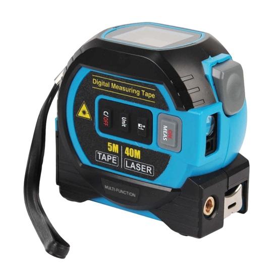 

3-in-1 Lasers Tape Measure Digital Measuring Tape with High-Precision LCD Display Long Distance Lasers Measurer