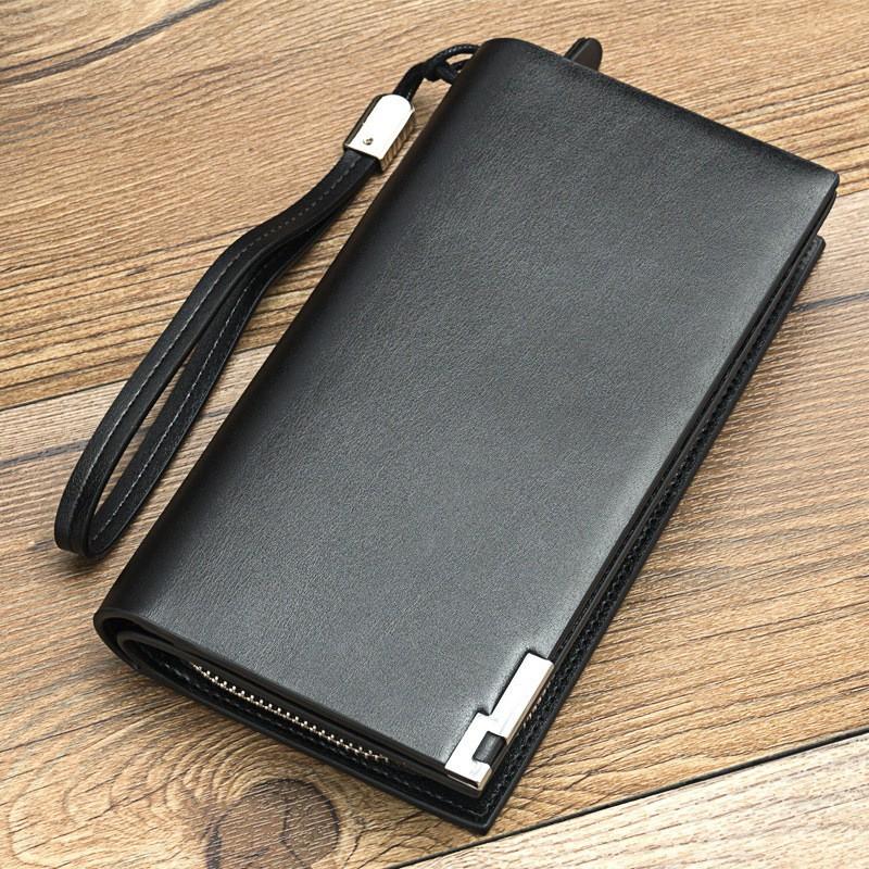Wallet Men's Long Korean Version Business Large Capacity Handbag Zipper Multifunctional