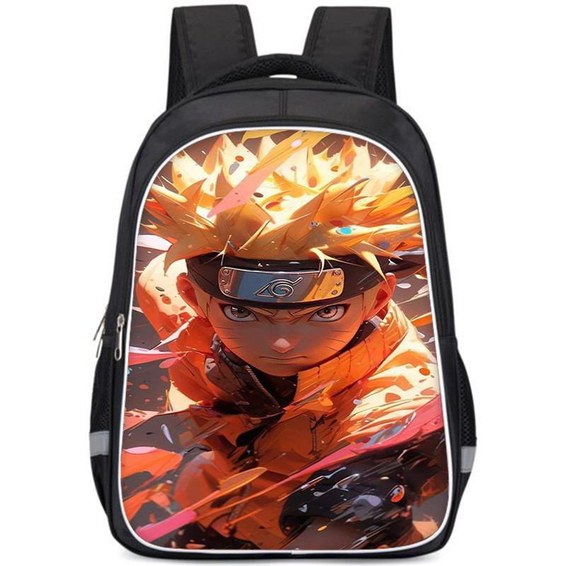 Naruto Large Capacity 3d Backpack Lightweight Burden-reducing School Bag For Kids
