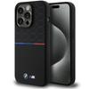 Etui do iPhone 15 Pro BMW Wzorzyste Silikonowe MagSafe Czarne