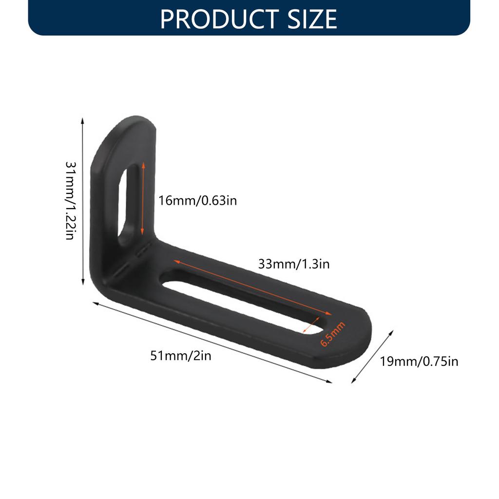 Heavy Type 90 Degree Right Angles Steel Brackets Durability Angles Brackets for Wall Shelves Cabinets Furniture Support