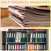 100 Pcs 3 Hole   Holders For  11.8In Plastic  Nizer 3 Ring Binder Insert Strips Clear