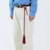 Korean Traditional Gyudorae Knot Tassel Belt, Midi, Red