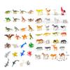 60Pcs/lot Realistic Mini Dinosaur Animals Solid Model Children's Educational Toy Small Simulation Animal Figures Kids Boys Toys