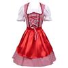 Damen Freizeit Bierkleid Kurzarm Drop Shoulder Kleid Bayerische Damenbekleidung