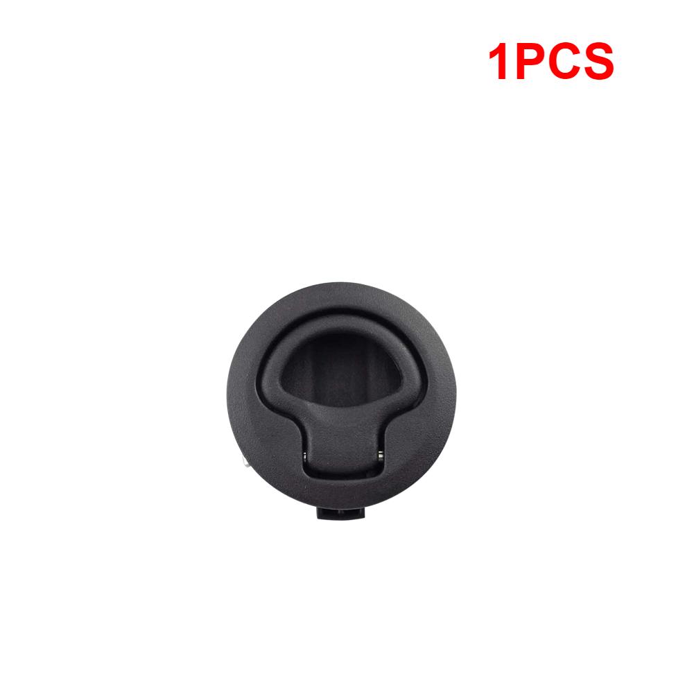 1/2/4PCS Round Flush Pull Slam Latch boat lock for RV Boat Marine Deck Hatches Lift Pull Handle Non Key Marine Deck Locker