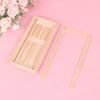 1/12 Dollhouse Miniature Wood External Door Unpainted Doll House Diy Accessories