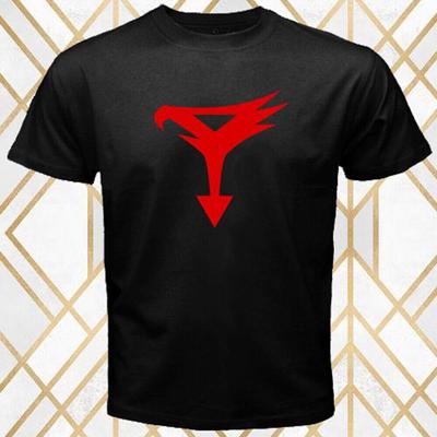 Gatchaman Cartoon Movie Brustlogo Schwarzes Unisex T-Shirt