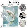 5D Round Pearl Painting Kit Elegant Fish Pattern DIY Handmade Rhinestone Art Home Interior Decor Gift