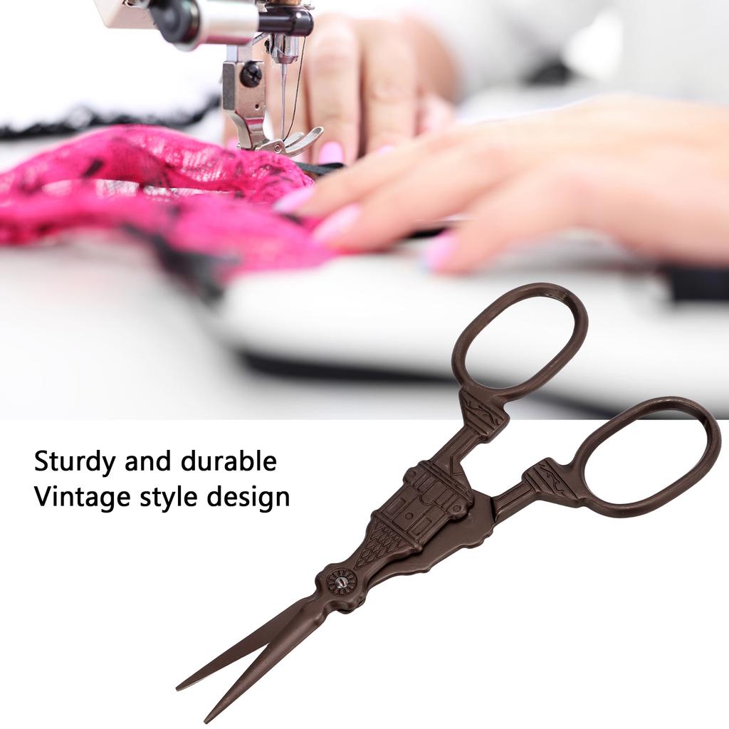 Vintage Scissors Stainless Steel Corrosion Resistant Sharper Blades Effort Saving Multifunction   Craft Scissors
