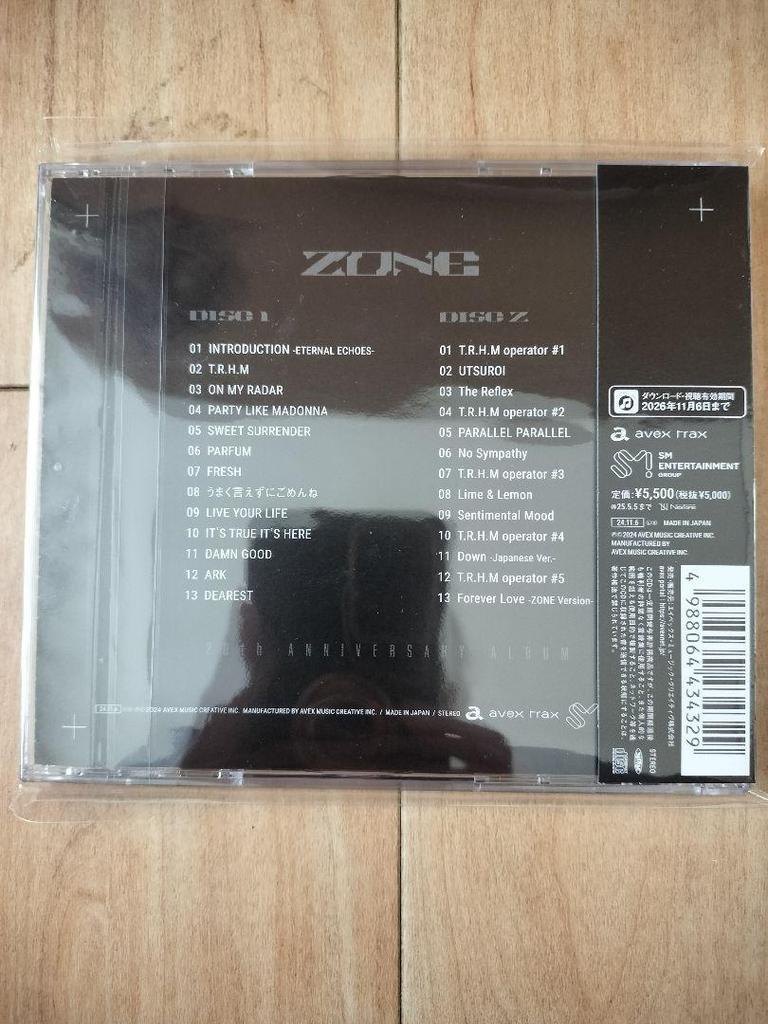 [USED] ZONE 20th ANNIVERSARY ALBUM 2CD
