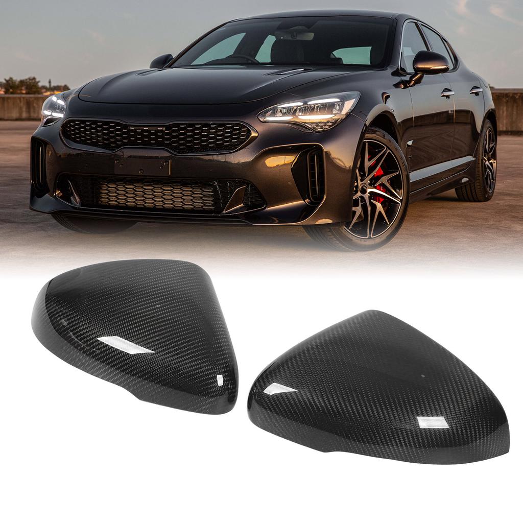 1pair Side Rrview Mirror Cover Carbon   Car Exterior Mirror   Replacement for     2018 to 2023