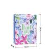12pcs Thank you paper tote bags floral gift bags for party favors boutique checkout wedding birthday