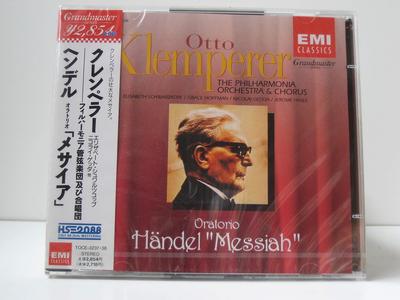CD OTTO KLEMPERER PHILHARMONIA ORCHES  Handel Oratorio Messiah Complete TOCE323738 EMI 1997 Japan ObiClassical Used
