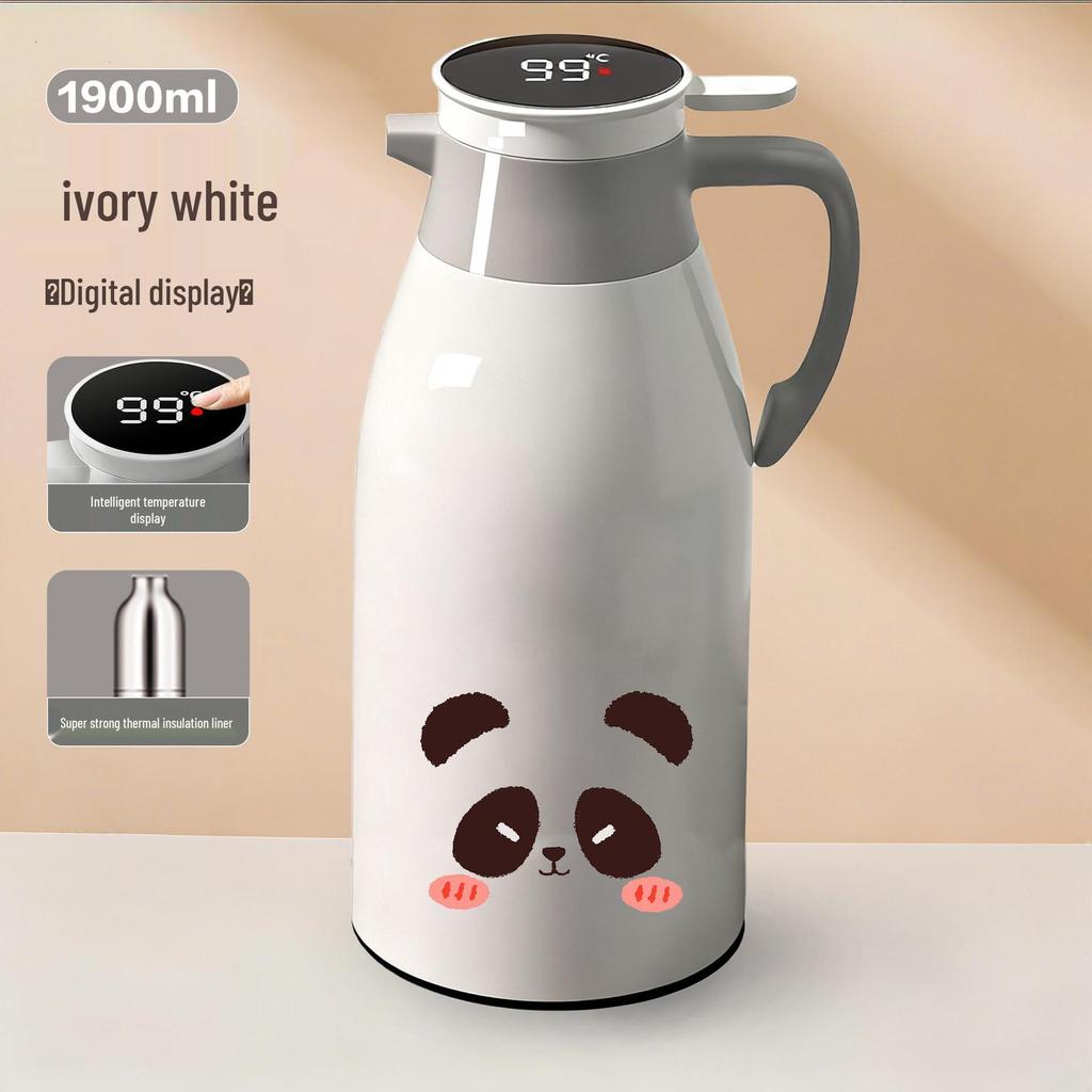 Large-Capacity Insulated Student Thermos Flask with Glass Inner Liner