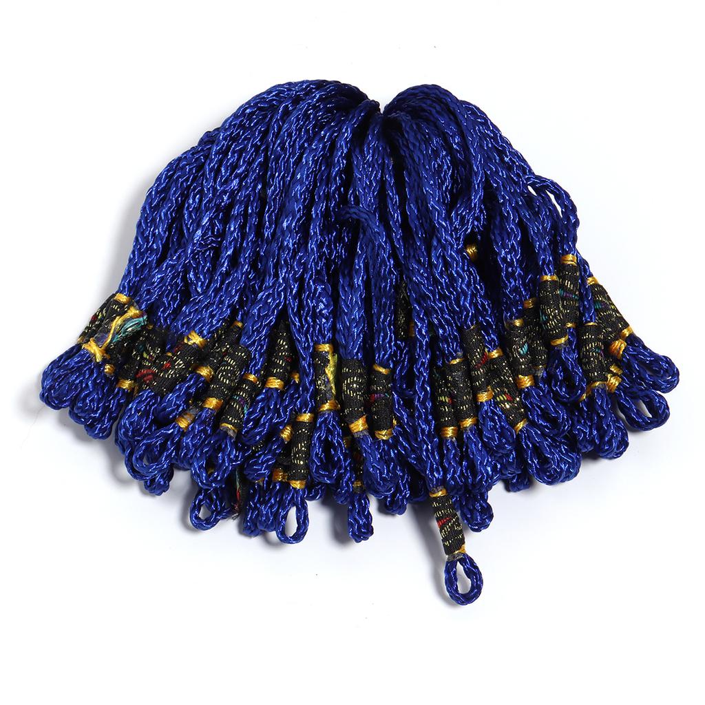100pcs Chinese Knot Tassel Lanyard Colorful Hanging Rope For DIY Handmade Chinese Knot Phone Key Chain Decoration Accessories