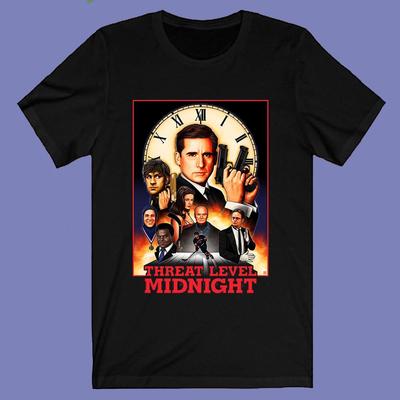 The Office Nivel de Amenaza Medianoche Serie de TV para Hombre Negro Talla S-3XL