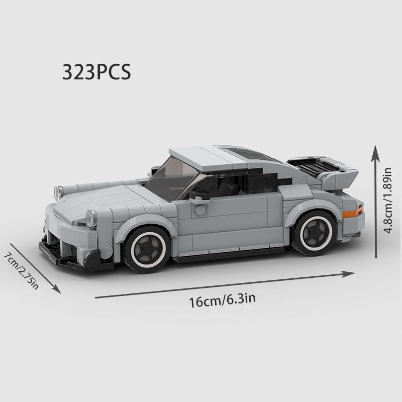 Moc City Speed Car Rally Sport Vehicle Racer ae86 M8 Model Building Blocks R34 Racing Super Technique Brick Christmas Gift