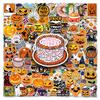 200 Halloween Journal Stickers: Ghost, Pumpkin, and Graffiti Designs for Suitcase & Laptop. Waterproof & Scary.