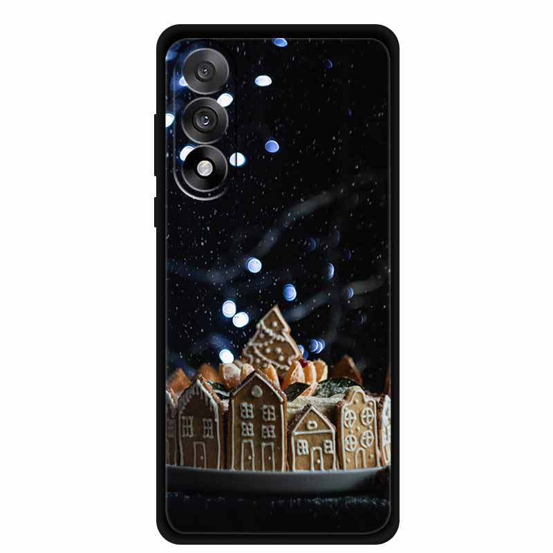 Christmas Phone Cases For OnePlus Nord 5 5G Case Shockproof Silicone Soft Black Cover Christmas Tree for 1+ Nord 5 5G Back Cover