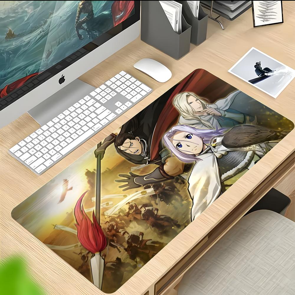 Episches Historisches Anime Die Heroische Legende Von Arslan Mauspade Dick Genähte Kante Gaming-Mauspad Große Rutschfeste Schreibtischmatte