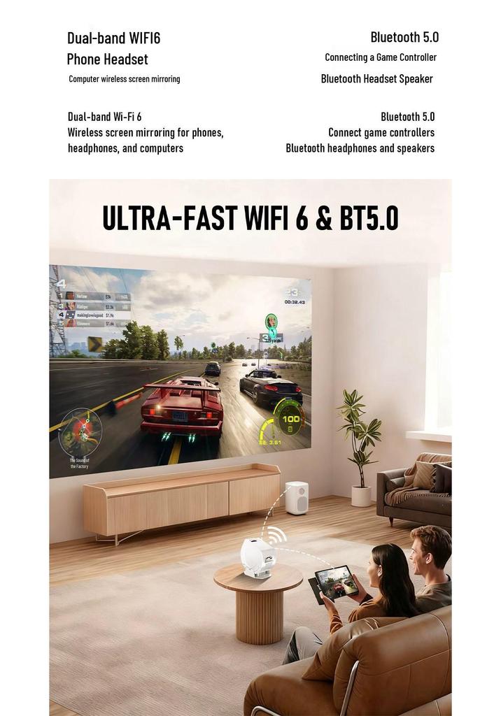 Z3 Mini Ultra HD Android Smart Home Projector