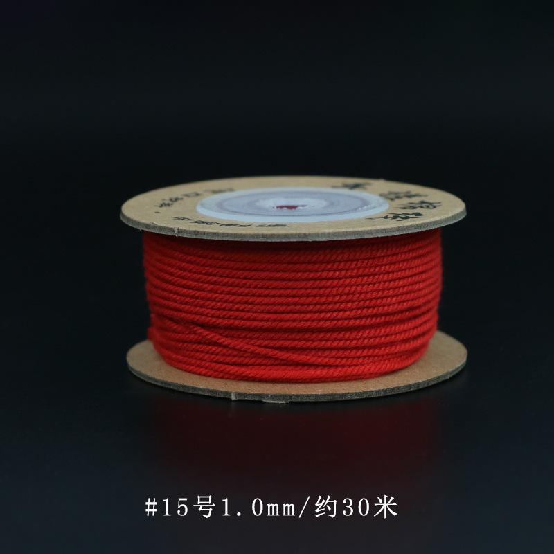 Filo di Cotone Tibetano Strofinato a Mano, Braccialetti Intrecciati a Mano, Stelle Luna, Perle Bodhi Buddha, Nappe, E Fili da Gioco