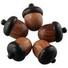 Pendant Acorn Charms Wooden Necklace Decorations. Keychain  Jewelry Making